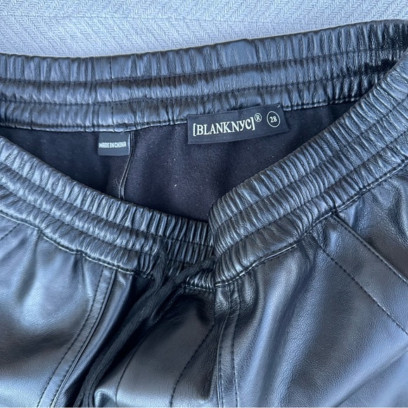BlankNYC no guidance faux leather joggers - Picture 6 of 8